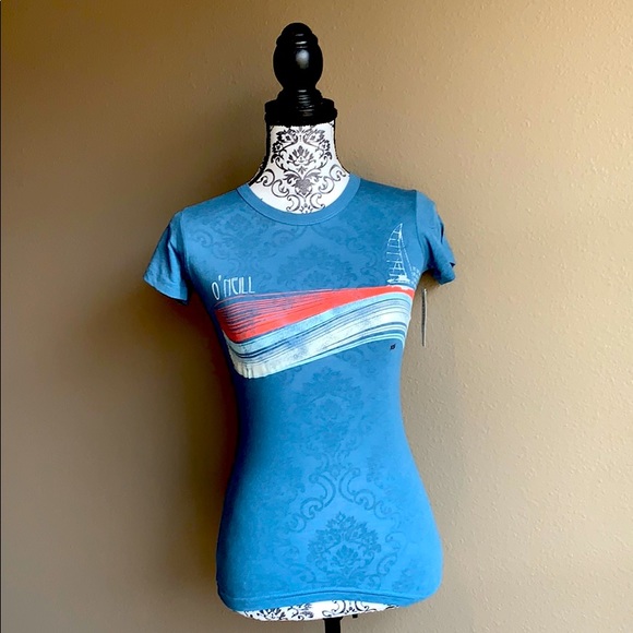 O'Neill Tops - NWT O’Neill Blue Sail Fitted T-Shirt *2 for $5*
